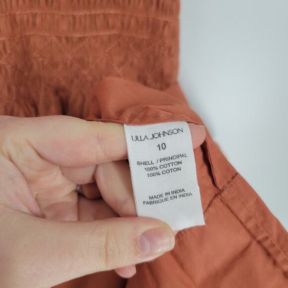 Ulla Johnson Clay Madeline Midi Dress 10 - Picture 13 of 14